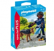 Playmobil. City Action. Policjant z psem tropiącym (71162)