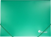 Teczka PP Titanum A5 z gumką - zielona (302302)