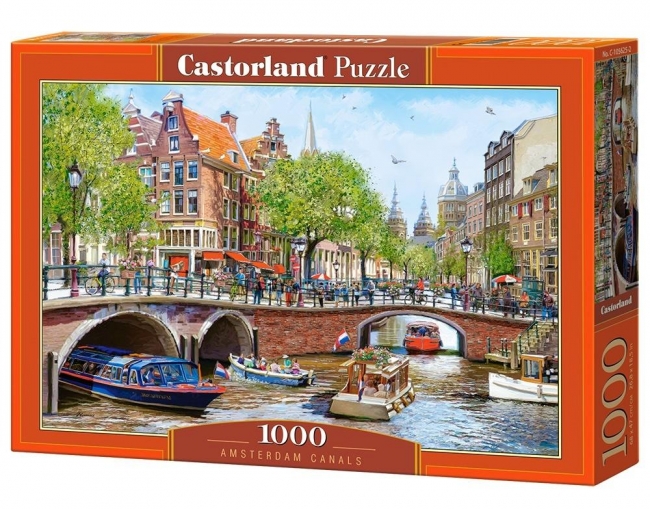 <img src='https://webimage.pl/pics/625/5/d5904438105625.jpg' style='height:440px' /> Puzzle 1000 Amsterdam Canals CASTOR