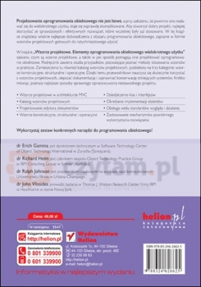 Wzorce projektowe - Richard Helm, Ralph Johnson, Erich Gamma
