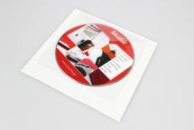 Kieszeń samoprzylepna na płyty CD z klapkąop.10szt.
