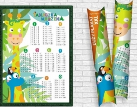 Plakat B2 Tabliczka mnożenia HENRY