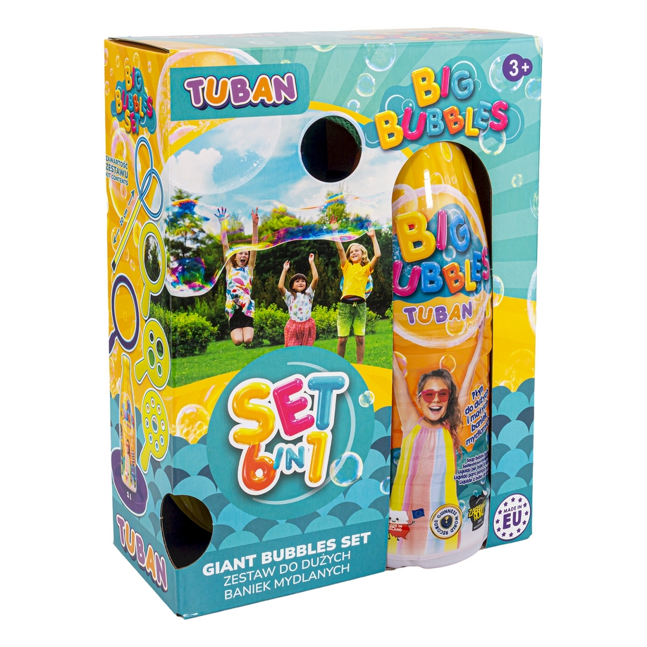 Tuban Bubbles, Zestaw Box dużych baniek 6w1