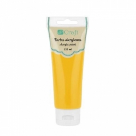Farba akrylowa, 120 ml - medium cadmium yellow (DPFA-051)