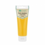 Farba akrylowa, 120 ml - medium cadmium yellow (DPFA-051)