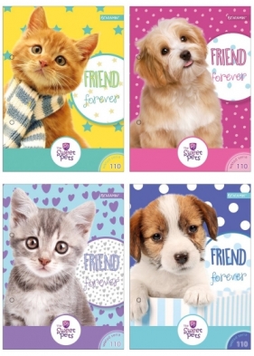 Wkład do segregatora A5/ The Sweet Pets z kolorowankami i naklejkami - 605862