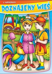 Kolorowanka. Poznajemy wieś - Dziewczynka i chłopiec (A4, 16 str.) - Praca zbiorowa