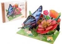 <img src='https://webimage.pl/pics/626/2/d5903943012626.jpg' style='height:440px' /> Puzzle 3D drewniane motyl na kwiatach