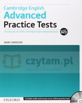 Cambridge English Advanced Practice Tests with key with Online Pract. - Mark Harrison