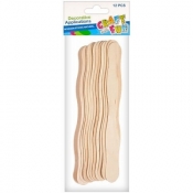 Patyczki Craft with Fun faliste 12 szt (402513)