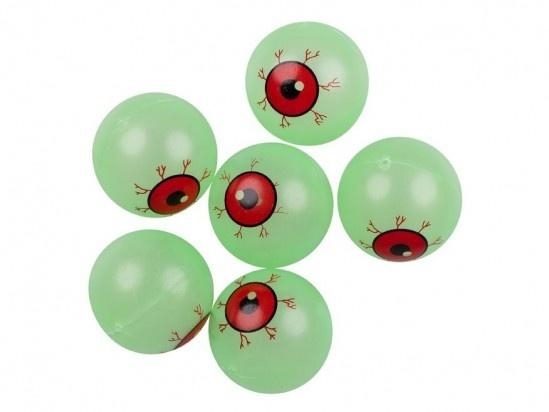 Oczy halloween 3,5cm świecące 6szt