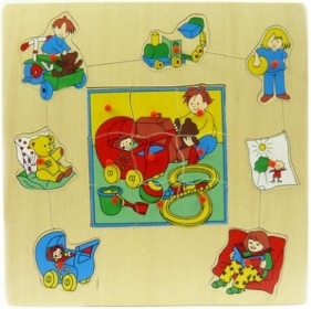 Puzzle drewniane duże - 110-49862