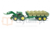 SIKU Traktor z Ładowrką i Słomą w Belach (3862)