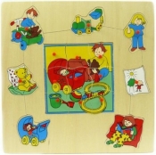 Puzzle drewniane duże