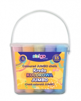 Strigo, Kreda chodnikowa Jumbo w wiaderku - kolorowa