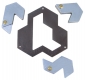 Łamigłówka Huzzle Cast Hexagon - poziom 4/6 (107346) - Mine Uyematsu