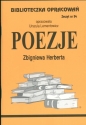 Biblioteczka Opracowań Poezje Zbigniewa Herberta - Urszula Lementowicz