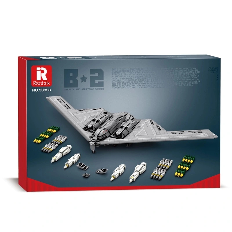 Klocki REOBRIX 33038 Bombowiec B2 (1977 elementy)