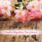 Podstawka Korkowa - Niech Cię Pan Błogosławi KWIATPodstawka Korkowa