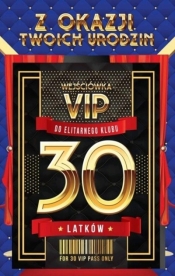 Karnet Urodziny 30 VIP - 03