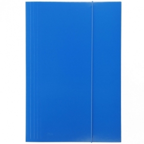 Teczka kartonowa na gumkę Bigo kolor: niebieski 80 g 320 mm x 220 mm (0008)