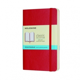 Notes Moleskine Classic P, kropki, czerwony