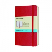 Notes Moleskine Classic P, kropki, czerwony