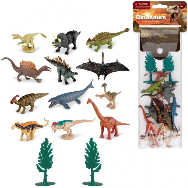 Zestaw dinozaurów 14el