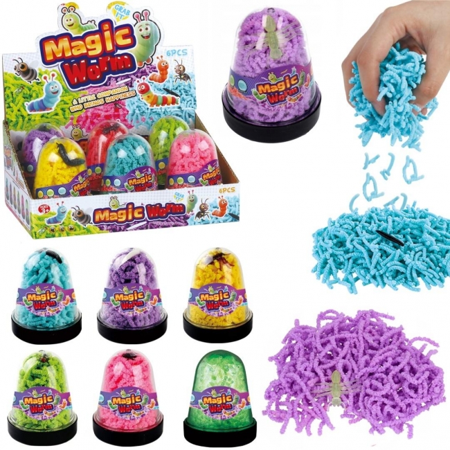 Magiczne robaczki kinetyczne z owadem