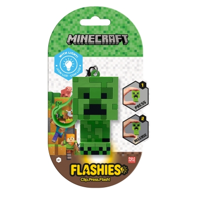 Brelok figurka  3D z latarką  LED Minecraft MC00067