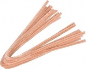 Drucik oplatany 50cm brzoskwiniowy 10szt