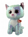 Beanie Boos Whimsy - cekinowy Kot niebieski 42cm