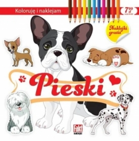 Koloruję i najklejam. Pieski - Opracowanie zbiorowe