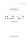 Archiwum kryminologii T XXVIII