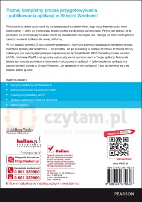Windows 8 Tworzenie aplikacji z użyciem C# i XAML - Likness Jeremy