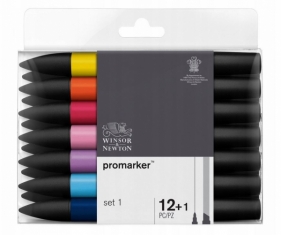 Zestaw pisaków Promarker Winsor & Newton - 12 kolorów zestaw 1 (0290137)
