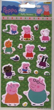 Naklejki Świnka Peppa Puffy Stickers