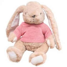 Maskotka przytulanka zając różowa 22cm