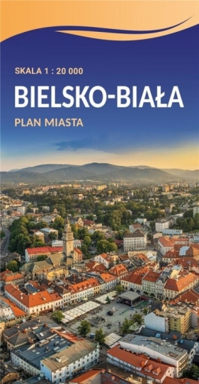 Plan miasta - Bielsko-Biała 1:20 000 - praca zbiorowa