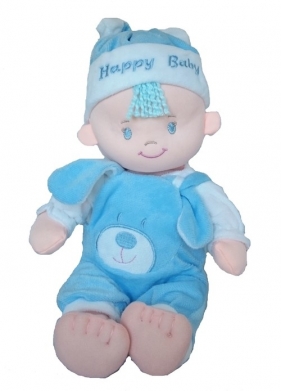 Lalka Dzidziuś John niebieska 25 cm
