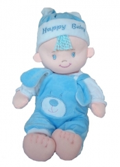 Lalka Dzidziuś John niebieska 25 cm
