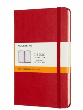 Notes Classic 11,5x18 tw. linie scarlet red