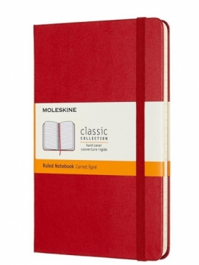 Notes Classic 11,5x18 tw. linie scarlet red