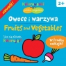 Owoce i warzywa Kolorowanki polsko-angielskie z naklejkami Bardos Krystyna