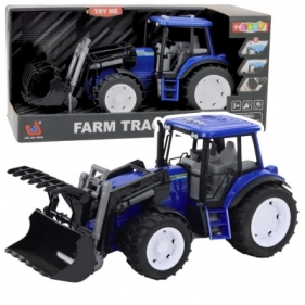 Traktor z ruchomą łyżką światła dźwięki nieb 1:10