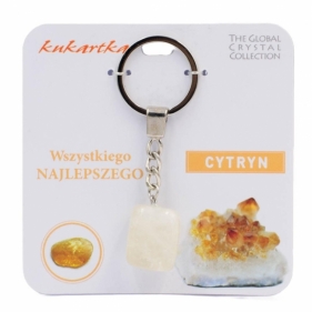 Brelok Wszystkiego najlepszego cytryn