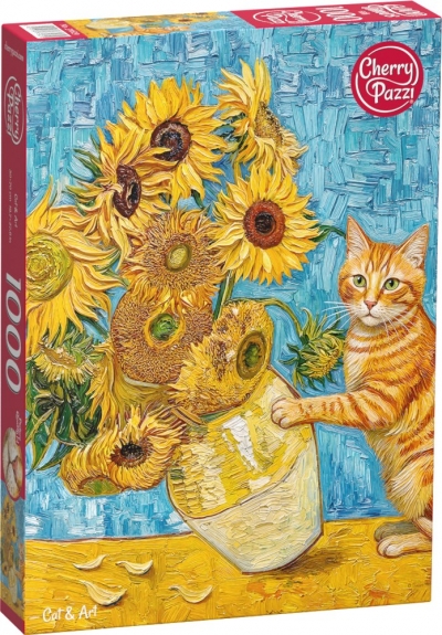 <img src='https://webimage.pl/pics/629/1/d5903728731629.jpg' style='height:440px' /> Puzzle 1000 CherryPazzi Cat & Art 31629
