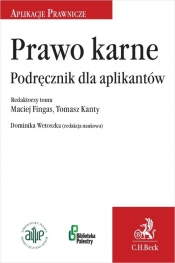 Prawo karne Podręcznik dla aplikantów