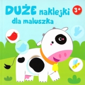 Duże naklejki dla maluszka 3+ - Krówka - praca zbiorowa