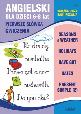 Angielski dla dzieci 9 Pierwsze słówka Ćwiczenia 6-8 lat - Joanna Bednarska
